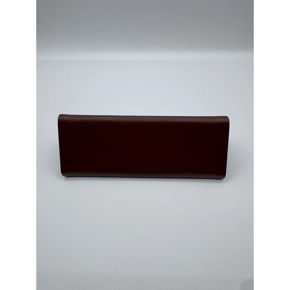 DUCKS UNLIMITED Eye Sun Glasses Case Foldable Triangle Faux Leather Magnetic